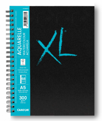 Book Spirale Grand C�t� XL A5 Aqua