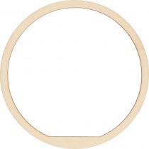 BOULE RELIEF EN BOIS RENARD HIVER ENCHANTE