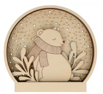 BOULE RELIEF LET IT SNOW OURS