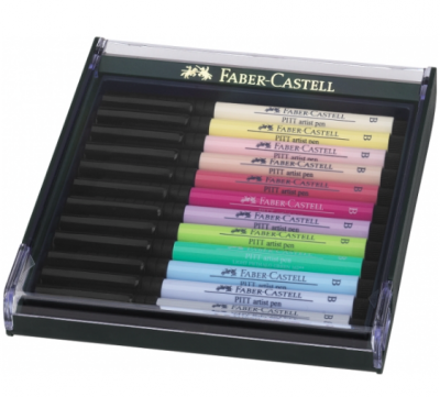 LOT DE 12 ARTIST PEN BRUSH PITT PASTEL