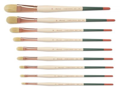 BROSSE IMITATION SOIE DE PORC L\'IMPRESSIONNISTE US�E BOMB�E S�RIE 3612