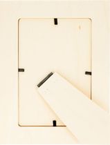 CADRE BOIS MOTIF ETOILE ET POINT
