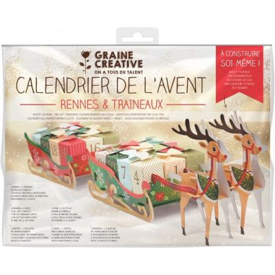 CALENDRIER DE L\'AVENT RENNES ET TRAINEAUX