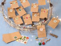 CALENDRIER DE L\'AVENT SACHETS KRAFT