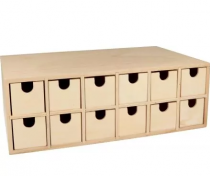 CALENDRIER RANGEMENT 24 tiroirs 