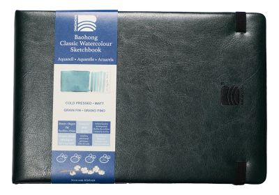 CARNET AQUARELLE BAOHONG GRAIN SATIN� 100% COTON 