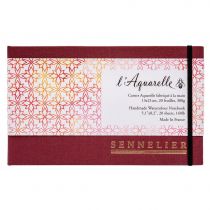 Carnet Aquarelle SENNELIER 13x21cm, 20 Feuilles, 300g, Grain Fin