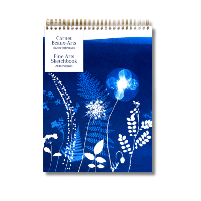 CARNET BEAUX-ARTS MULTI TECHNIQUES 180G A4 40 FEUILLES