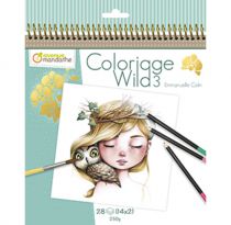 CARNET DE COLORIAGE WILD3