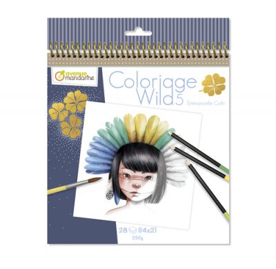 CARNET DE COLORIAGE WILD5