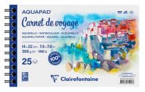 CARNET DE VOYAGE AQUAPAD CLAIREFONTAINE 300G