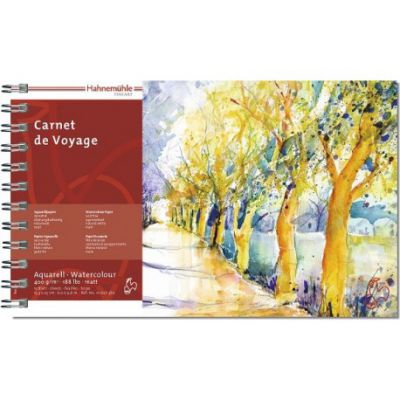 CARNET DE VOYAGE GRAIN FIN 15,3X25CM 400G/M�