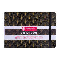 CARNET ESQUISSE ART DECO 140G FEUILLES BLANCHES ART CREATION TALENS 