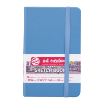 CARNET ESQUISSE BLEU LAC 140G FEUILLES IVOIRE ART CREATION TALENS