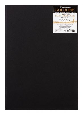 CARNET GOLDLINE CLAIREFONTAINE A4 COLL� 50F BLANC 140G PORTRAIT