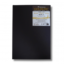 CARNET GOLDLINE CLAIREFONTAINE A5 COLL&Eacute; 50F BLANC 140G PORTRAIT