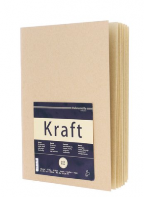 CARNET RELIE KRAFT HAHNEM�HLE A5 120g - 20 Feuilles