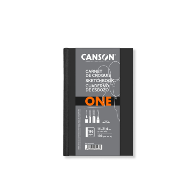 CARNET RELI� ONE SKETCH BOOK CANSON 14X21.6 100G 196 PAGES
