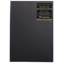 CARNET RIGIDE GOLDLINE 140G BLANC