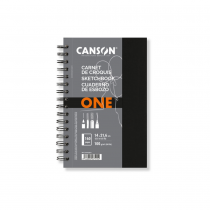 CARNET SPIRALE ONE SKETCH BOOK CANSON 14X21.6 100G 160 PAGES