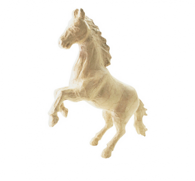 CHEVAL PAPIER MACHE 20CM