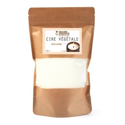 CIRE � BOUGIE V�G�TALE EFFET GIVR� 400G
