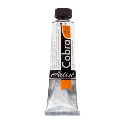 COBRA 40ML BLANC DE TITANE (HUILE DE LIN, SANS ZINC) S1