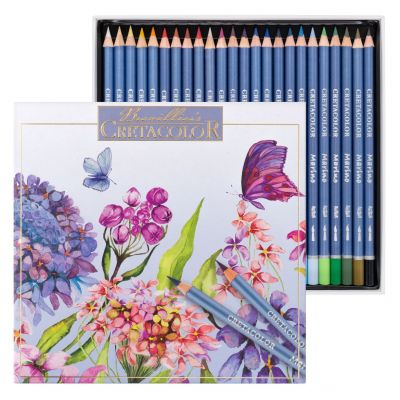 COFFRET � Creative Garden Collection - Garden Symphony � 24 CRAYONS CRETACOLOR  