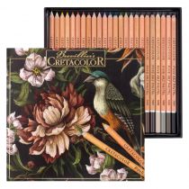 COFFRET &laquo; Creative Garden Collection - Pastel Melody &raquo; 24 CRAYONS CRETACOLOR  