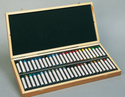 Coffret bois pastels huile 50 Universels Sennelier