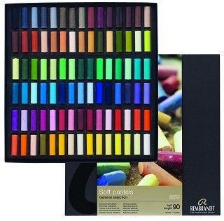 Coffret 90 demi-pastels REMBRANDT