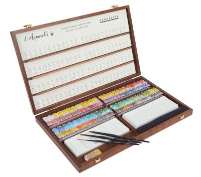 COFFRET AQUARELLE EXTRAFINE SENNELIER 96 1/2GODETS