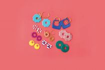 COFFRET BIJOUX FIMO CREOLES A PAMPILLES