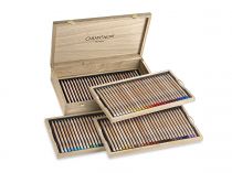 COFFRET BOIS 100 CRAYONS LUMINANCE CARAN D\'ACHE