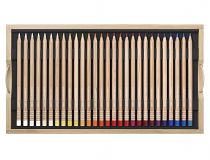 COFFRET BOIS 100 CRAYONS LUMINANCE CARAN D\'ACHE