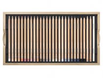 COFFRET BOIS 100 CRAYONS LUMINANCE CARAN D\'ACHE