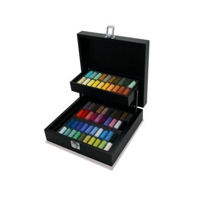 Coffret de luxe 60 demi-pastels � l\'�cu Sennelier