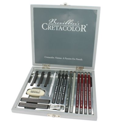 COFFRET BOIS SILVER BOX CRETACOLOR