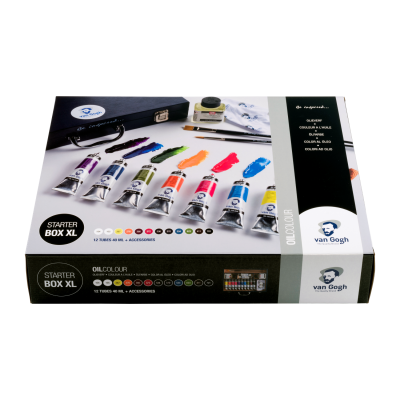COFFRET BOIS STARTER BOX XL HUILE VAN GOGH
