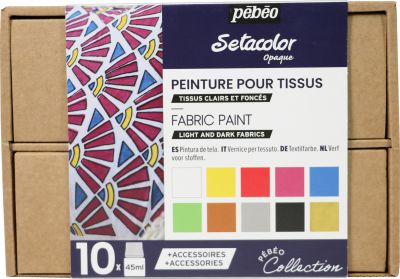 Coffret Collection Setacolor Opaque- 10 X 45ml