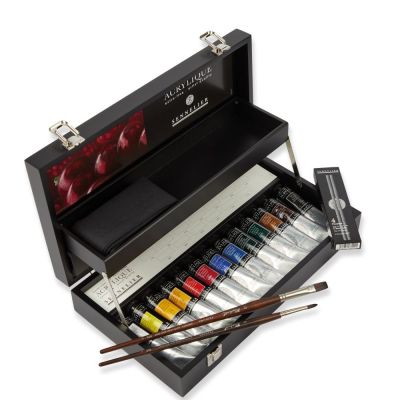 COFFRET NOIR 13 TUBES ACRYLIQUE EXTRA-FINE 60ML SENNELIER
