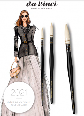 COFFRET PINCEAUX BLACK & WHITE Signature Edition KAGALOVSKA By DA VINCI