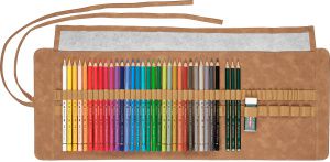 FABER CASTELL - Trousse 30 Crayons de couleur