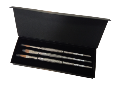 COLINEO pinceaux pour aquarelle en bo�te cadeau bo�te �l�gante et pratique avec fermeture magn�tique