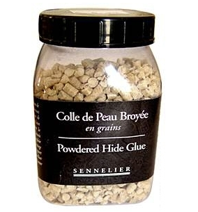 colle de peau broyee