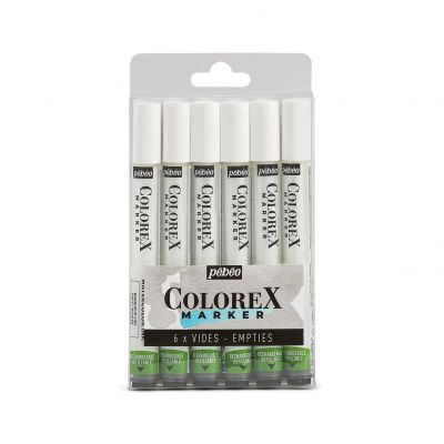 COLOREX MARKERS VIDES x6