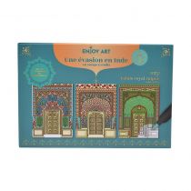 COLORIAGE ATELIER MANDALA - PORTE DE TEMPLE