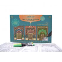 COLORIAGE ATELIER MANDALA - PORTE DE TEMPLE