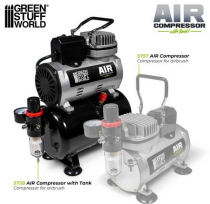 Compresseur a&eacute;rographe avec cuve Green stuff