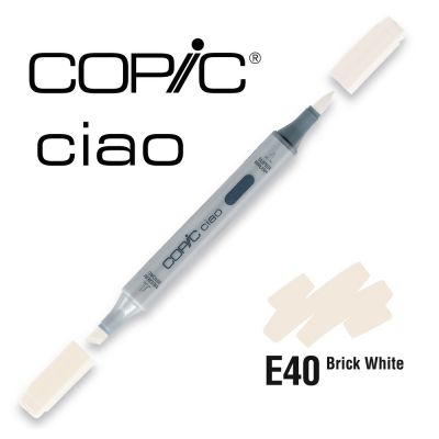 COPIC CIAO E40  Brick White